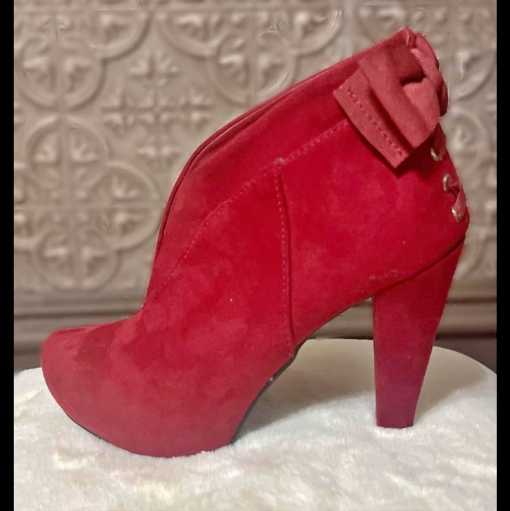 Red Heeled Booties